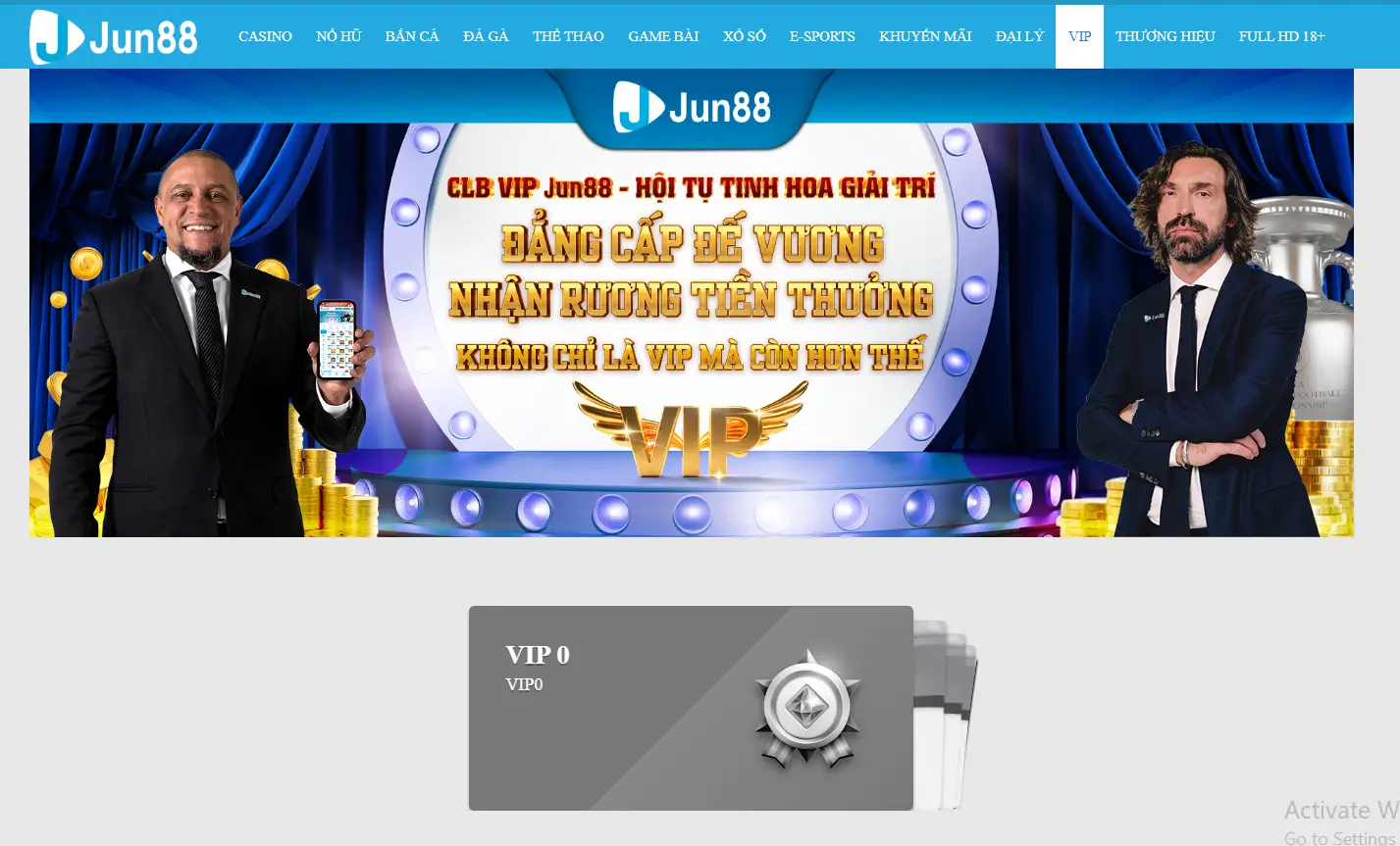 Gia nhập CLB VIP Jun88 - Hưởng ưu đãi độc quyền